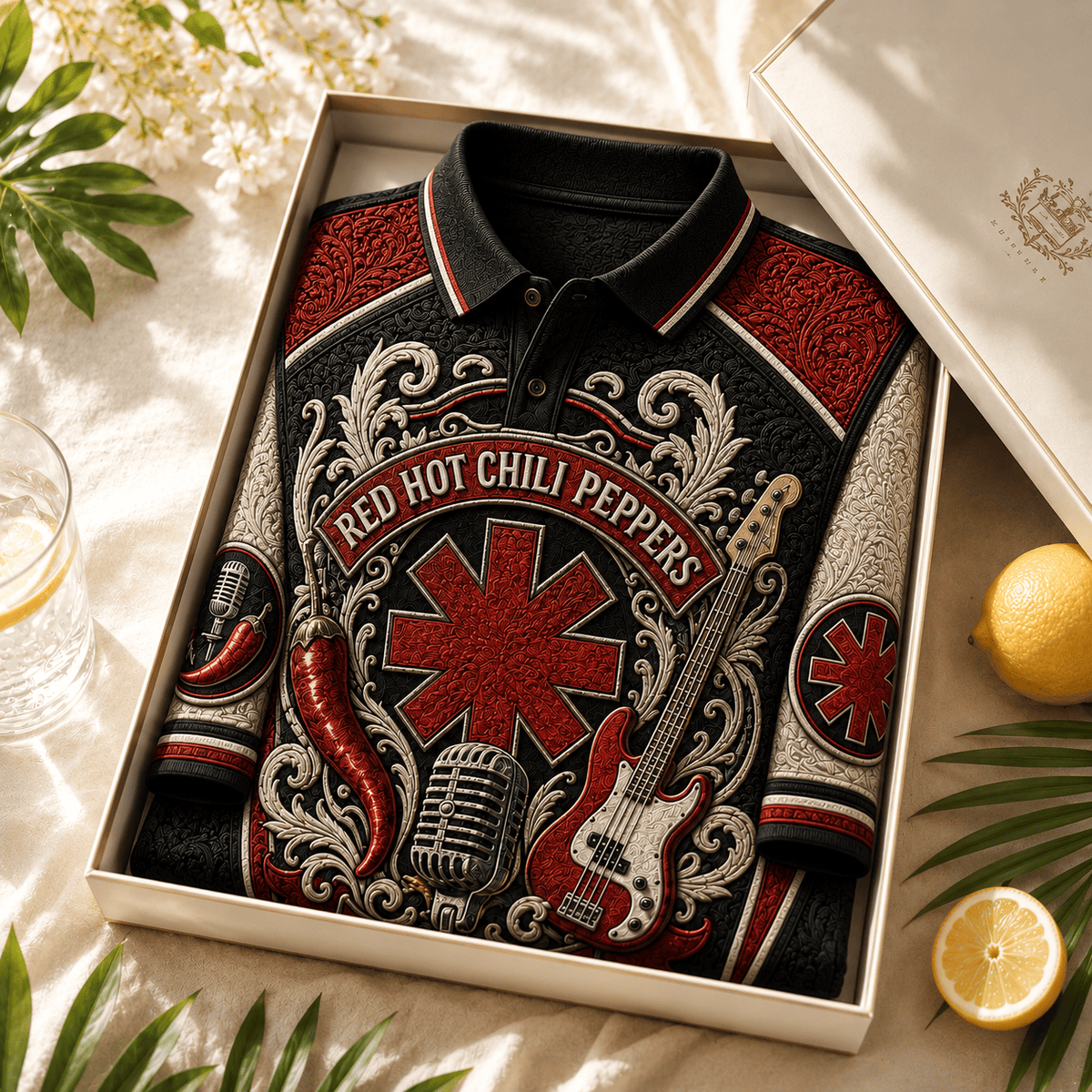 PREMIUM RHCP EMBOSS POLO SHIRT HQH