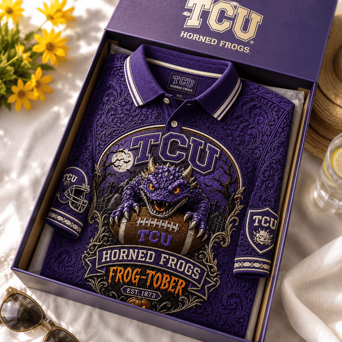 PREMIUM TCU EMBOSS POLO SHIRT NTNA