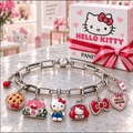 HLKT Silver Charm Bracelet Set NTVA