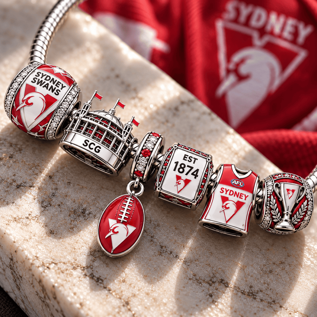 SNSW Silver Charm Bracelet Set PTT